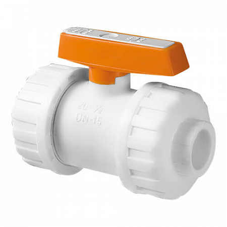  Шаровый кран ППРС  D 75 для агрессивных сред TEBO